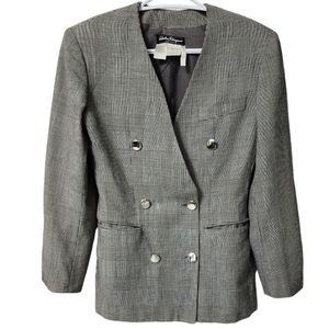 Auth! Salvatore Ferragamo wool blazer jacket